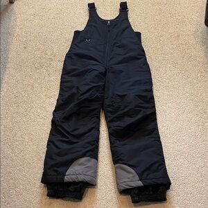 White Sierra Kids Black Snow Bib